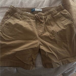 Old Navy Men's Brown Flat Front Shorts